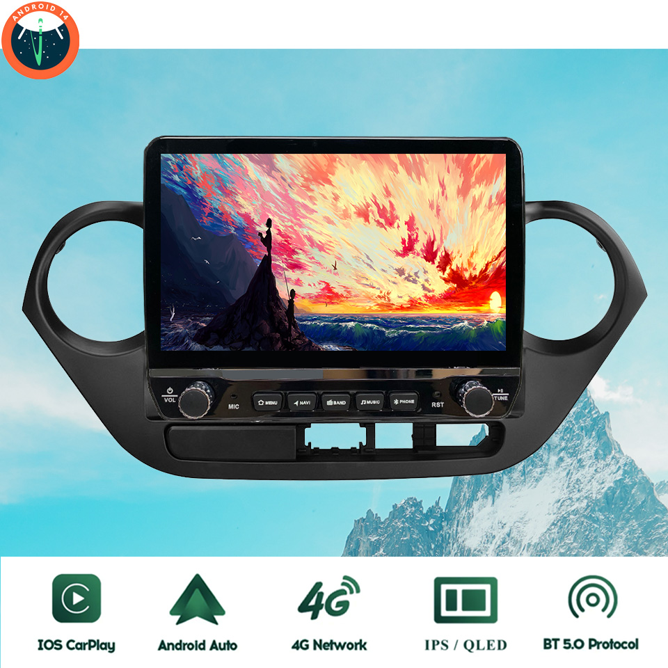 Tablet Danish Mobile & Accessories - 2Din Android 14 AutoradioมัลติมีเดียPCแท็บเล็ตสําหรับHyundai i10 2013