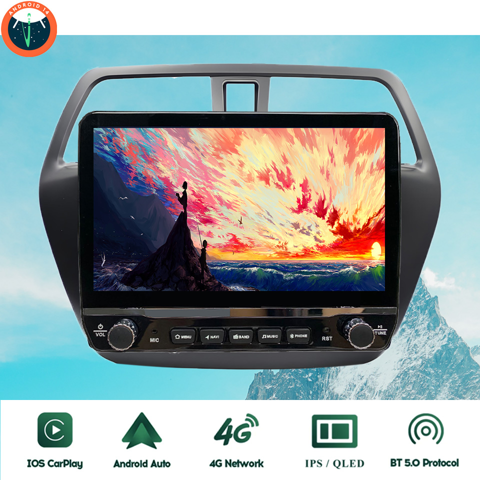Tablet Danish Mobile & Accessories - แรม 8G ระบบ Android 14.0 เครื่องเล่นมัลติมีเดียในรถยนต์