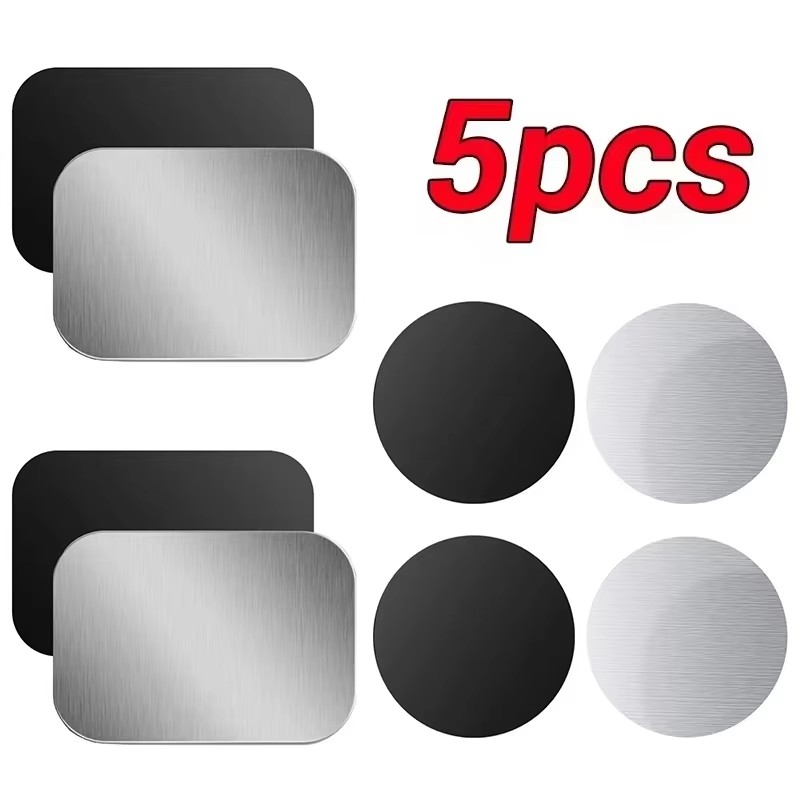Tablet Car Accessories - 1-10PCS ที่วางโทรศัพท์ในรถยนต์แบบแม่เหล็กอเนกประสงค์แผ่นดิสก์สติกเกอร์แผ่นโลหะแม่เหล็กสำหรับที่วางโทรศัพท์แบบแม่เหล็กสำหรับโทรศัพท์มือถือแท็บเล็ต