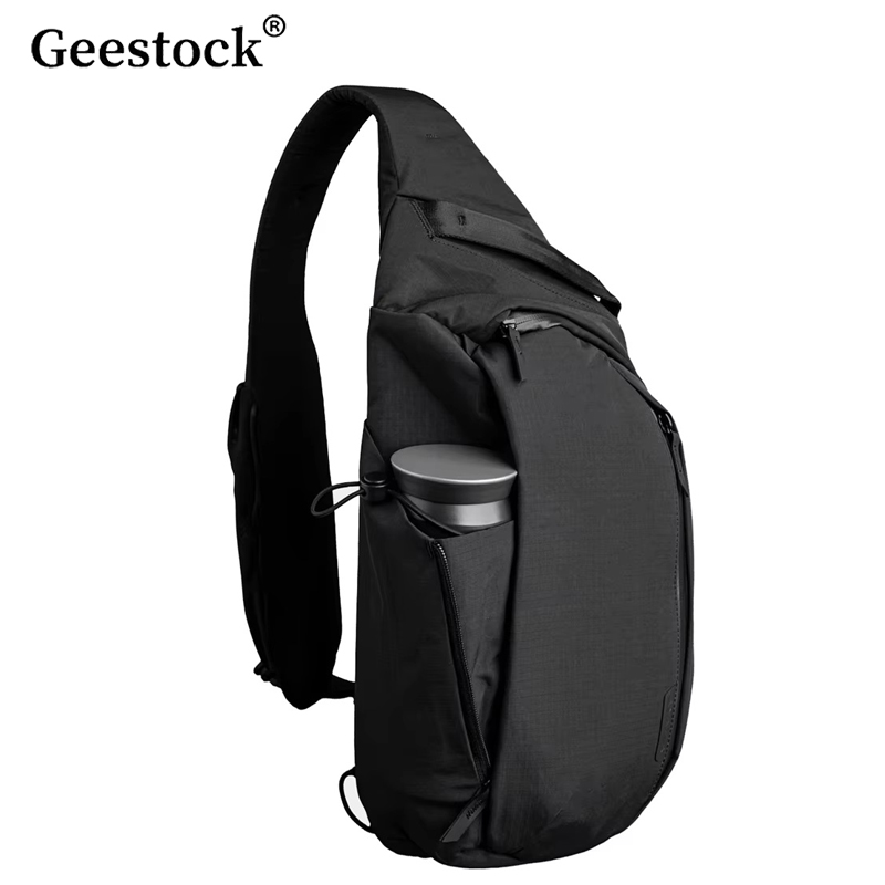 Tablet Shoulder Bag - กระเป๋าคาดหน้าอกผู้ชายสำหรับเดินทางกลางแจ้งของกีสต็อคกระเป๋าสะพายไหล่ผู้ชายกันน้ำอเนกประสงค์กระเป๋าสะพายข้างเหมาะสำหรับกระเป๋าแท็บเล็ตขนาด 11 นิ้ว