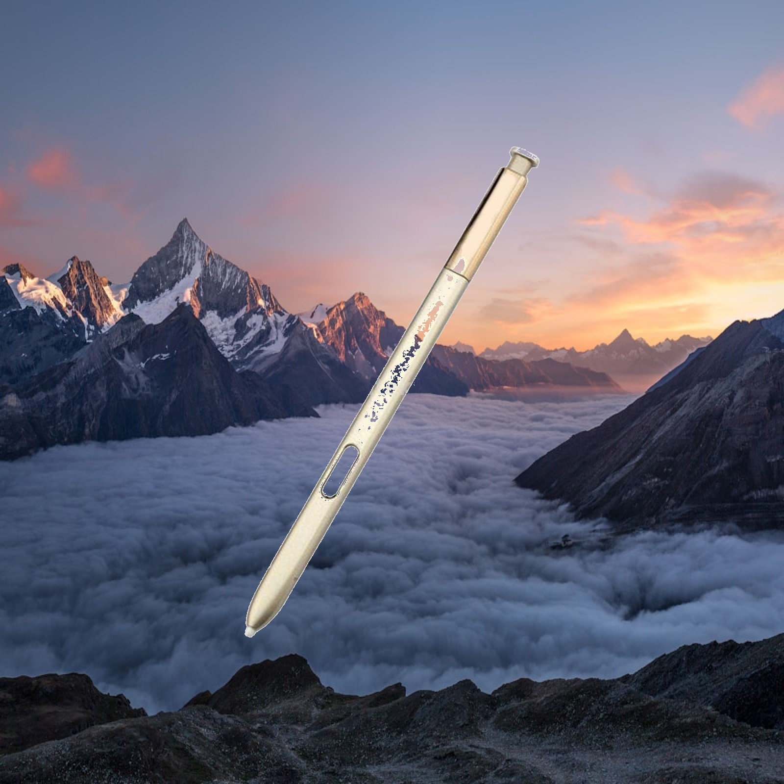 Samsung Tablet Accessories Pen - ปากกาสไตลัสโลหะผสมสำหรับโทรศัพท์มือถือซัมซุง กาแลคซี่ โน้ต 5 อุปกรณ์เสริมแท็บเล็ตสำหรับเขียนหน้าจอสมาร์ทโฟน