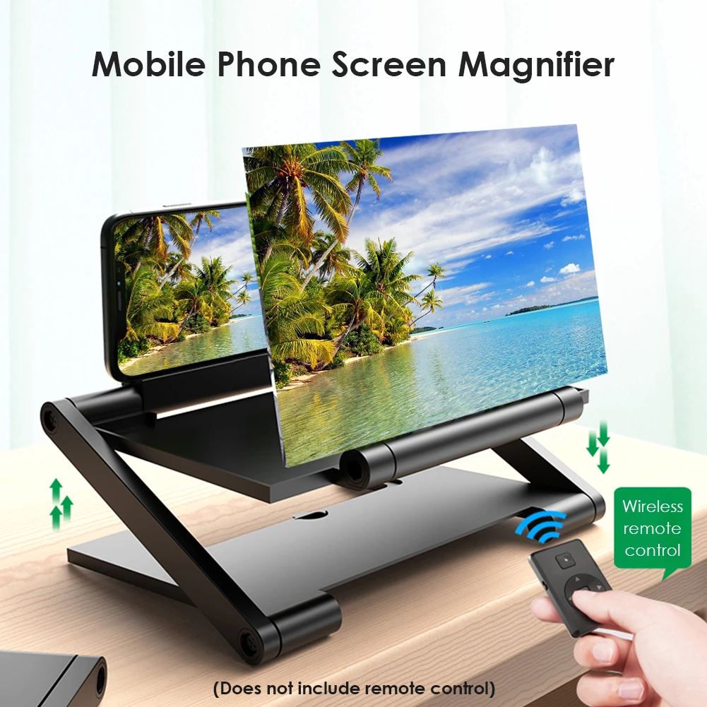 Windows Tablet Accessories - แว่นตาขยายมือถือพับได้สำหรับ3D 14 ''แว่นขยายหน้าจอโปรเจคเตอร์ HD