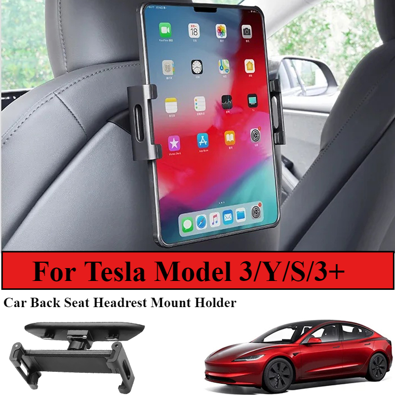 Tablet Car Accessories - รถกลับที่นั่ง Headrest Mount สําหรับ Tesla รุ่น