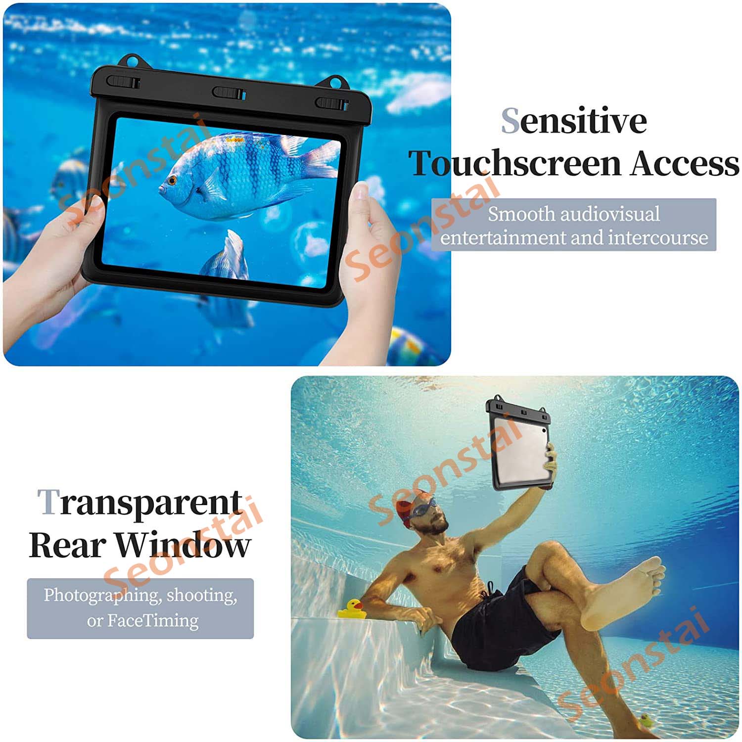 กันน้ำกระเป๋ากรณีป้องกัน8นิ้วแ - Tablet Shoulder Bag บทวิจารณ์และราคา