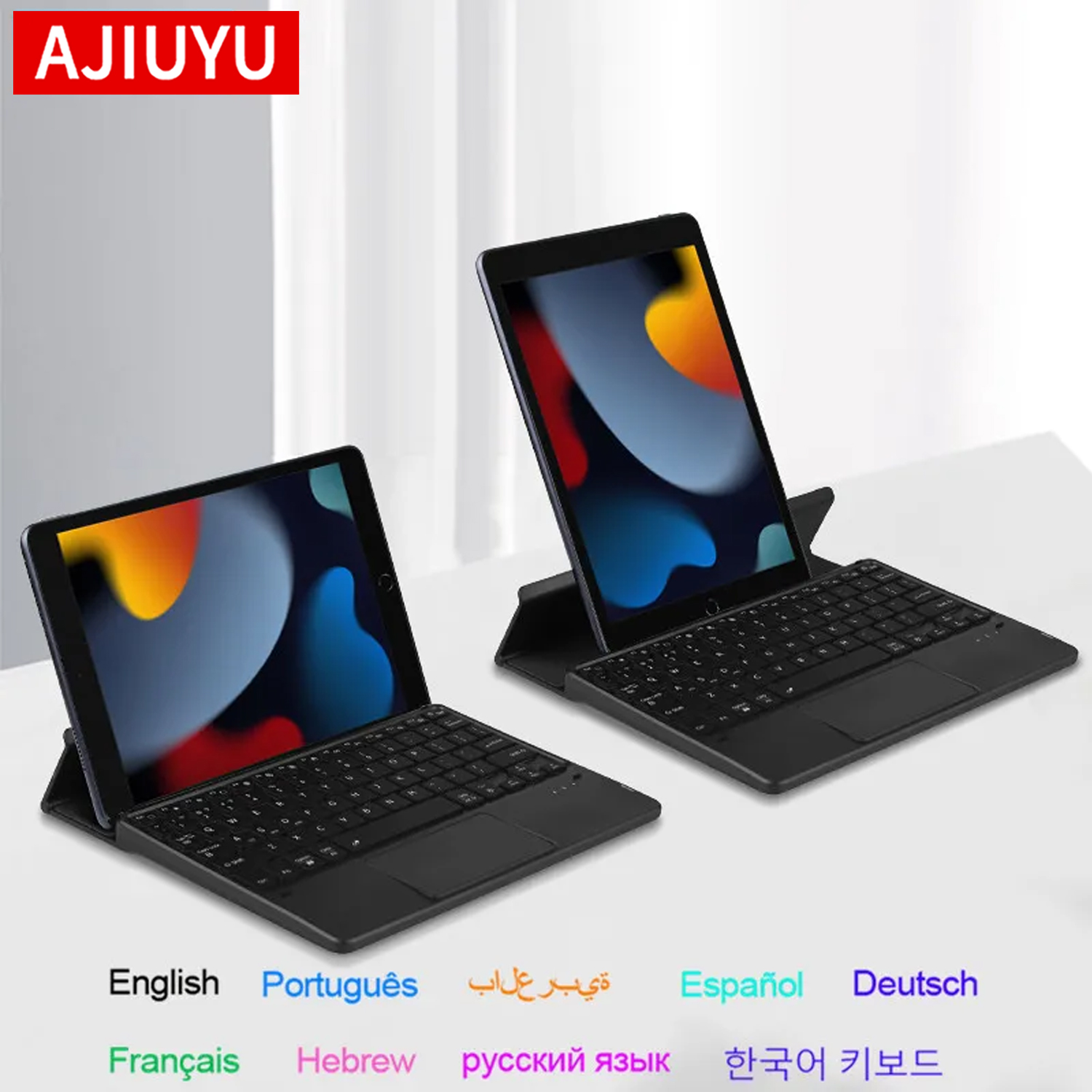 AJIUYU คีย์บอร์ดบลูทูธแบบพับได - Windows Tablet Accessories บทวิจารณ์และราคา