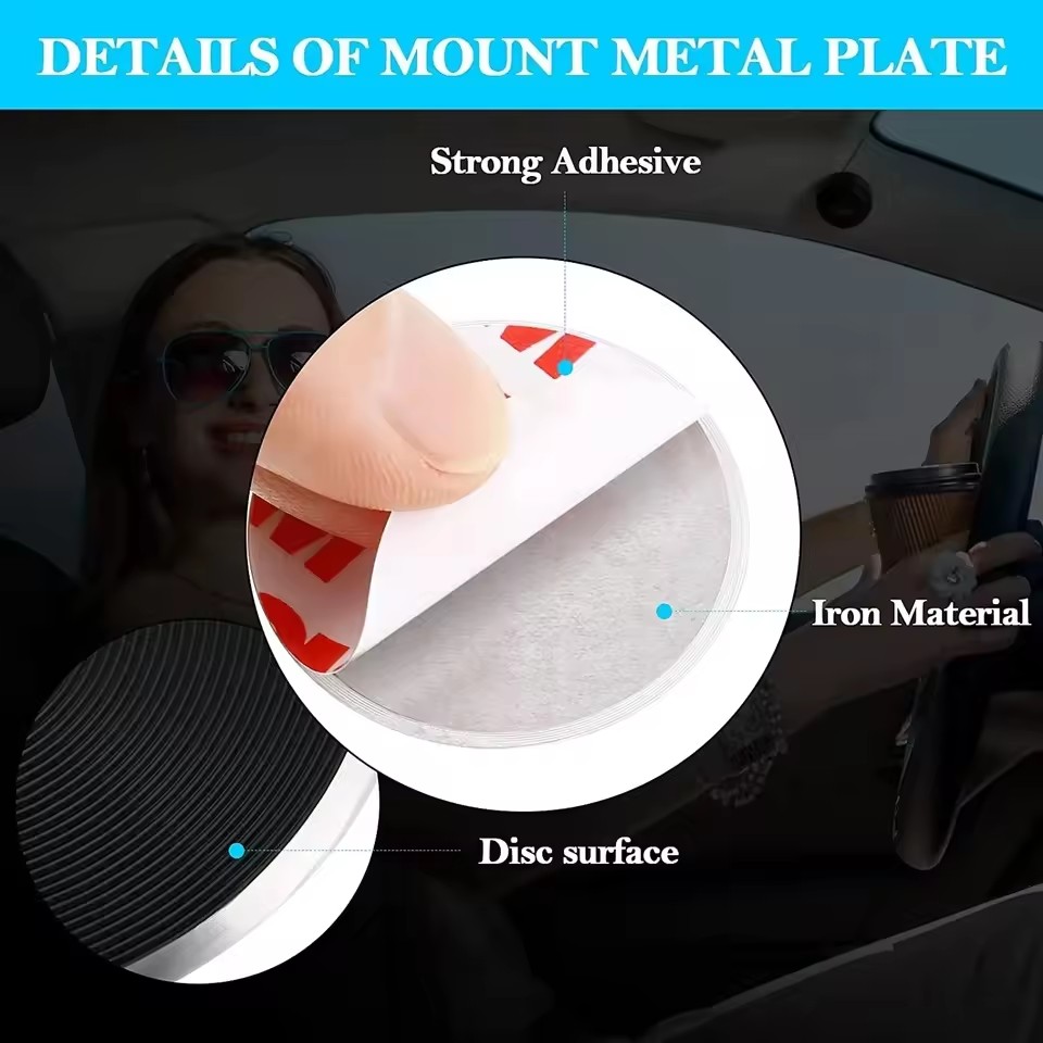 แผ่นโลหะบางสำหรับที่ยึดโทรศัพท - Tablet Car Accessories บทวิจารณ์และราคา