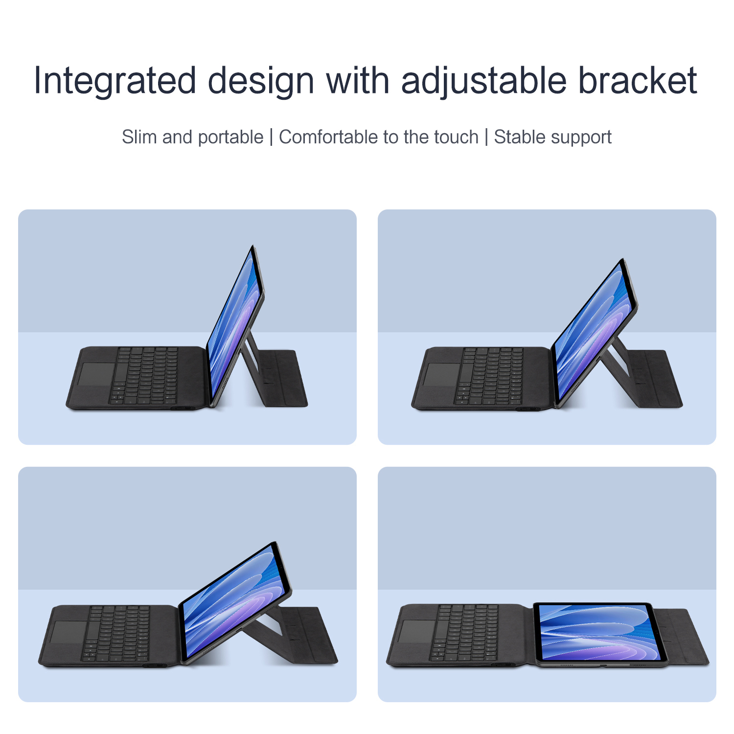 AJIUYU แป้นพิมพ์ทัชแพดสำหรับ D - Tablet Accessories Keyboard บทวิจารณ์และราคา