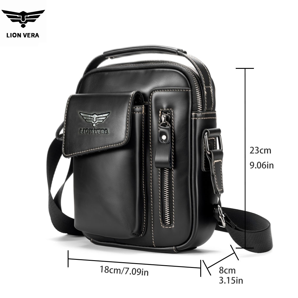 กระเป๋าหนังแท้สำหรับผู้ชาย LIO - Tablet Shoulder Bag บทวิจารณ์และราคา