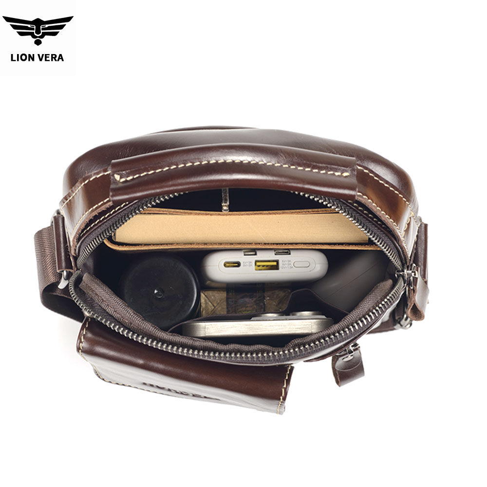 กระเป๋าหนังแท้สำหรับผู้ชาย LIO - Tablet Shoulder Bag บทวิจารณ์และราคา