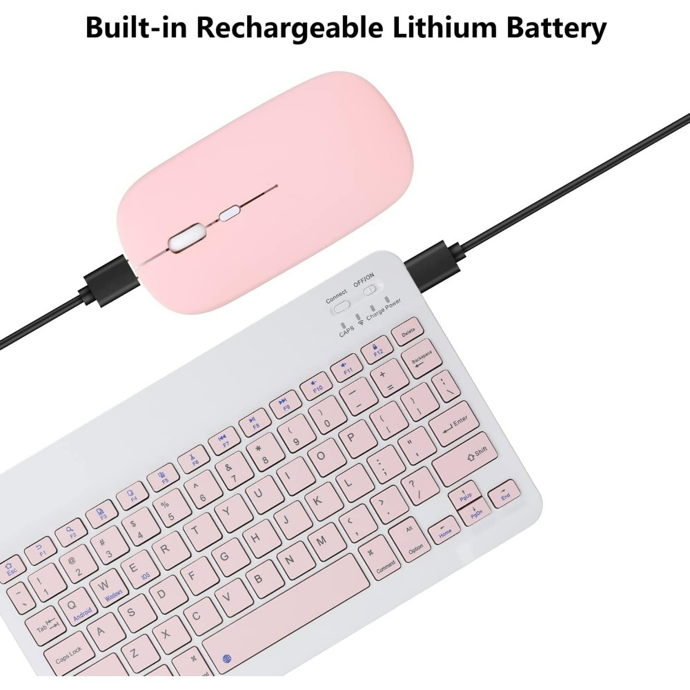 10 นิ้วคีย์บอร์ดไร้สายบลูทูธมิ - Tablet Accessories Keyboard บทวิจารณ์และราคา