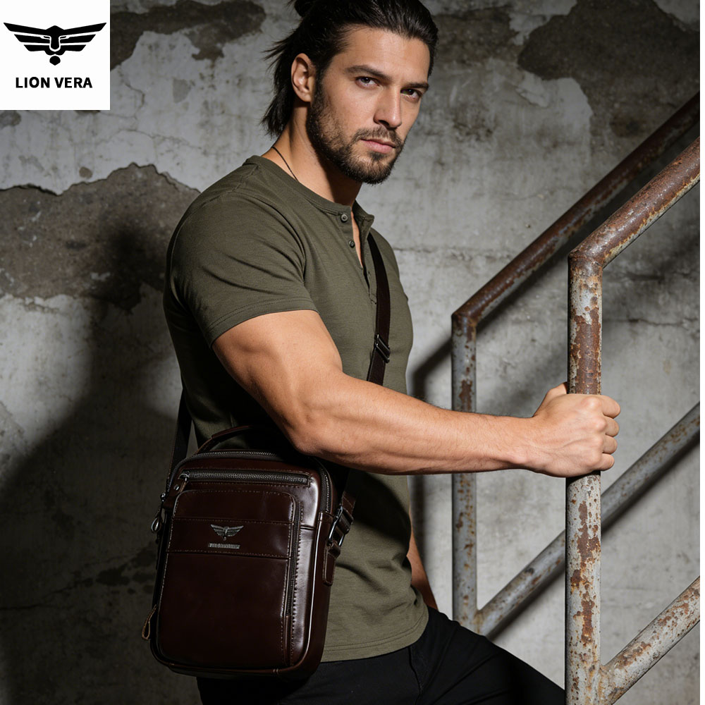 กระเป๋าหนังแท้สำหรับผู้ชาย LIO - Tablet Shoulder Bag บทวิจารณ์และราคา