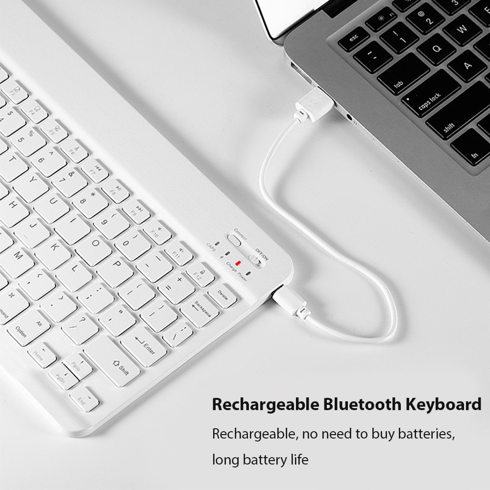 คีย์บอร์ดไร้สาย Bluetooth โทรศ - Tablet Accessories Keyboard บทวิจารณ์และราคา