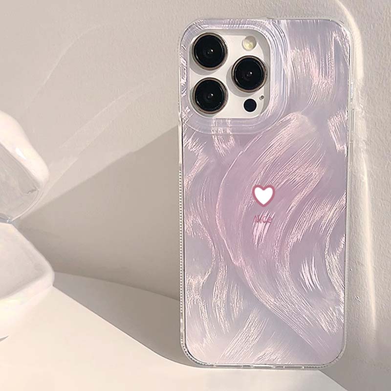 เคสลายหัวใจสีชมพูไล่เฉดแบบเรีย - Samsung Galaxy A55 บทวิจารณ์และราคา
