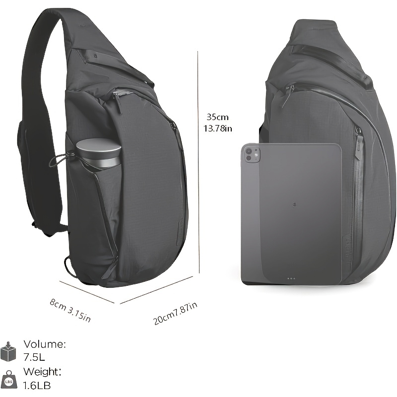 กระเป๋าสะพายข้างขวา 7.5 ลิตร - - Tablet Shoulder Bag บทวิจารณ์และราคา